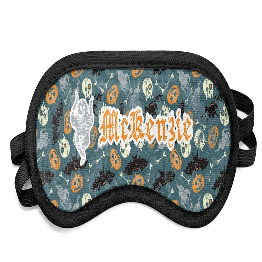 Personalized Vintage/Grunge Halloween Sleeping Eye Mask - Small