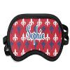 Personalized Patriotic Fleur de Lis Sleeping Eye Mask - Small view 1
