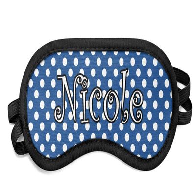 Personalized Polka Dots Sleeping Eye Mask - Small