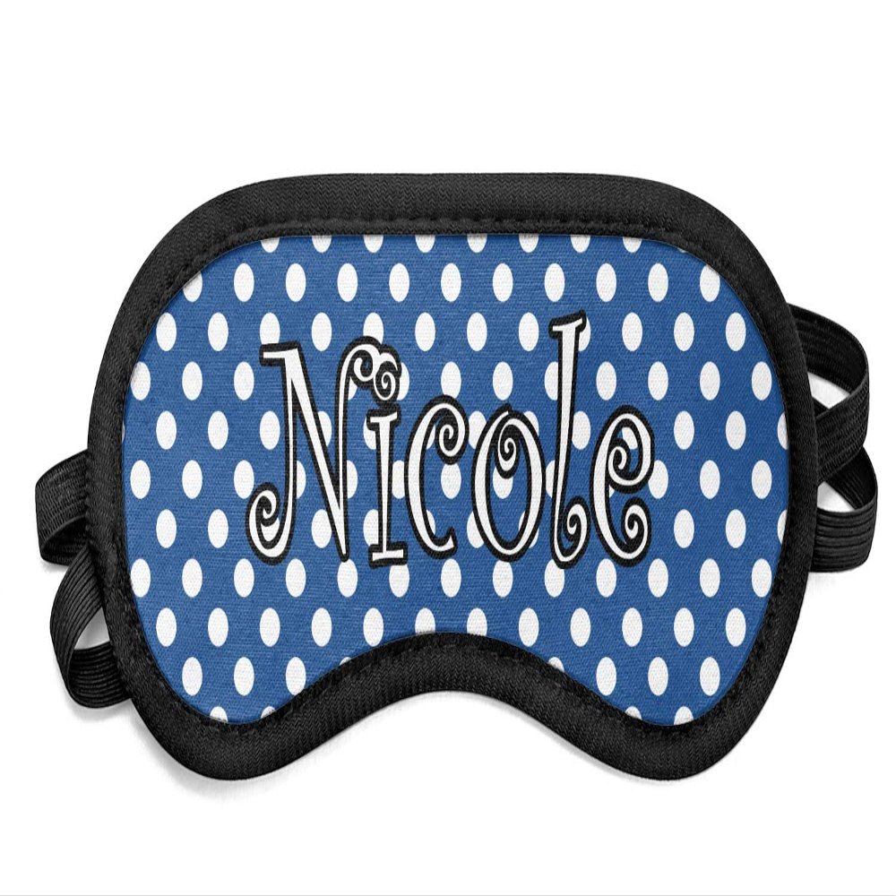 Personalized Polka Dots Sleeping Eye Mask - Small