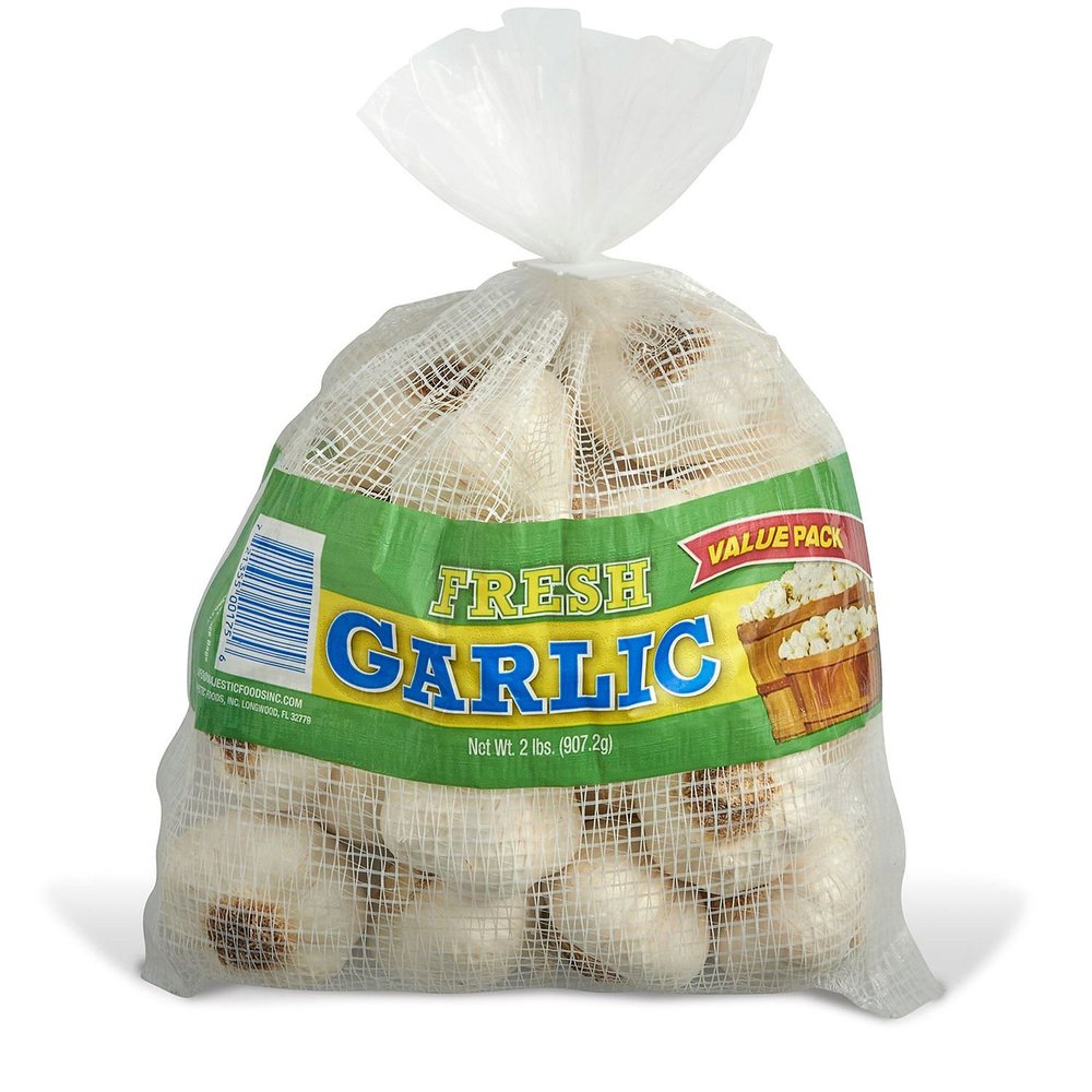 Whole Fresh Garlic Bulbs 2 lbs. (pack of 4) A1