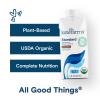 KATE FARMS Organic1.0 Chocolate Nutrition Shake, 16g Protein, 27 Vitamins and Minerals, Meal Replacement 11 oz (12 Pack) view 3