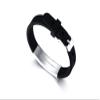 Sunling Custom Adjustable Silicon Medical Alert Food Allergy Awareness Bracelet for Women Men Kids,Free Engraving,Daily Life Emergency Saver for Son,Daughter,Parents view 4