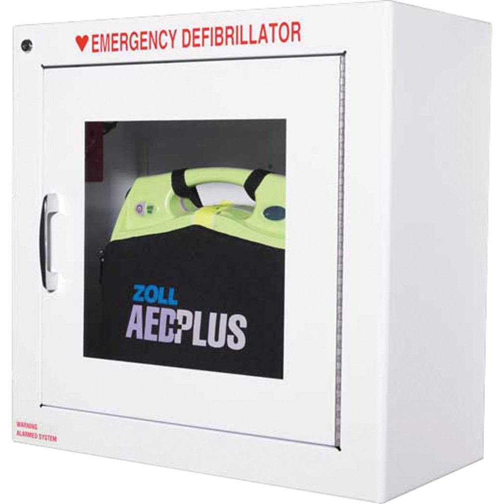 CP Medical 8000-0855 Metal Wall Cabinet with Alarm for AED Plus