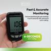 ARKRAY GLUCOCARD Expression Blood Glucose Monitor Kit Audio-Enabled, Auto-Code Blood Glucose Monitoring System - Includes 10 Test Strips, 10 Lancets, 1 Lancing Device & 1 Bottle Control Solution view 3