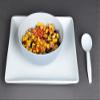Daxwell Plastic Soup Spoons, Medium Heavyweight Polystyrene (PS), 5 9/16", White, A10003783 (Case of 1,000; 10 Boxes of 100) view 3