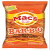 Mac's Pork Rinds, Fried Pork Skins, Chicharrones, BBQ - Barbecue (3 Ounce Bags (Pack of 12)) view 1