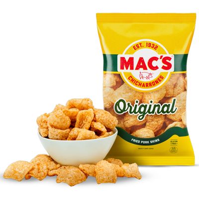 Mac's Original Flavored Chicharrones Fried Pork Rinds, 12 Pack