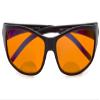Eyekepper Blue Blocking Amber Bifocal Glasses for Sleep-Nighttime Bifocal Readers-Special Orange Tinted Glasses (Black) view 2