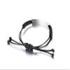 VNOX Type 2 Diabetes Medical Alert ID Handmade Braid Rope Stainless Steel Adjustable Bracelet for &Adult view 4