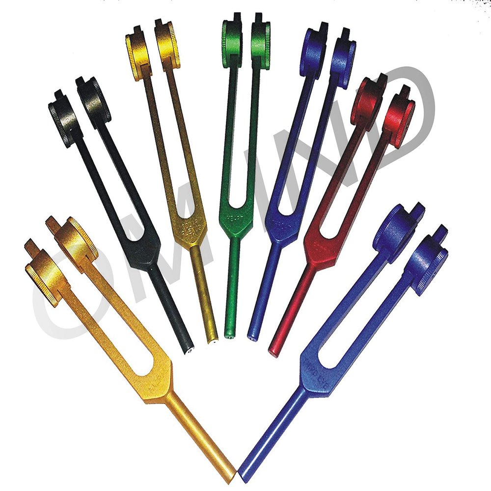 Om Industries Chakra Color Set of 7 Weighted with Free Mallet