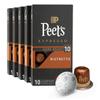 Peet's Coffee, Dark Roast Espresso Capsules, Compatible with Nespresso Original Machine, 100% Arabica Coffee - Ristretto Intensity 10, 50 Count (5 Boxes of 10 Espresso Capsules) view 1