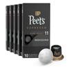 Peet's Coffee, Dark Roast Espresso Capsules, Compatible with Nespresso Original Machine, 100% Arabica Coffee - Nerissimo Intensity 11, 50 Count (5 Boxes of 10 Espresso Capsules) view 1