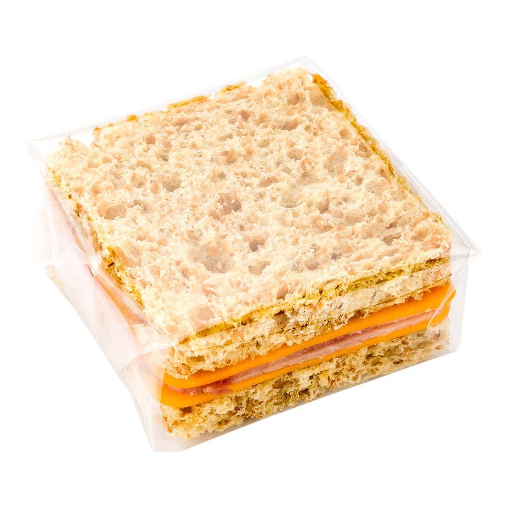 Restaurantware-7 Inch Plastic Food Wraps, 100 Pre-Cut Plastic Food Sheets - High Clarity, Heat Sealable, Clear Plastics Food Wrapping Plastics, Puncture-Resistant, For Sandwiches Or Snacks