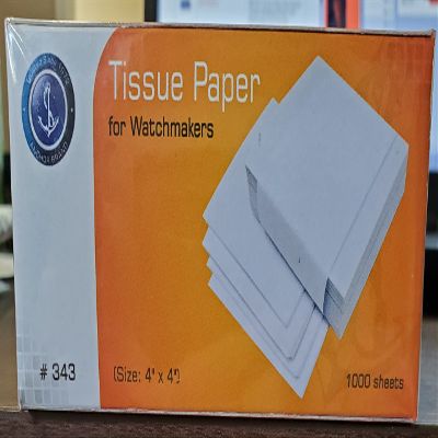 480 PCS Tissue Paper Anti Tarnish Jewelry Wrapping Sheets 4"x4" Watchmaker Lint Free 4x4