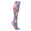 Celeste Stein Moderate Compression Knee High Stockings Wide Calf - Tapestry on Navy view 1