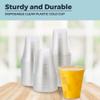 [1000 COUNT]HAKOWARE by Harvest Pack 12 oz Ultra Clear Disposable Plastic Cold Cups for Wedding & Party, PET Cocktail Cup, Disposable Clear Cups for Iced Coffee & Cold Beverage view 3
