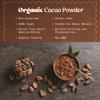NaturaleBio Cacao Powder Organic 35oz. Unsweetened, Non-Alkalized and Pure. Cocoa Powder Substitute with Rich Dark Chocolate Flavor. Non-GMO, Gluten Free, Tested for Heavy Metals. From Raw Cacao Beans view 2