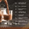 NaturaleBio Cacao Powder Organic 35oz. Unsweetened, Non-Alkalized and Pure. Cocoa Powder Substitute with Rich Dark Chocolate Flavor. Non-GMO, Gluten Free, Tested for Heavy Metals. From Raw Cacao Beans view 3