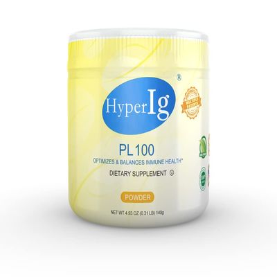 HYPERIG PL-100 Egg Protein Powder, Hyperimmune Egg Supplement, 140g Immune Support, Digestive Wellness, Energy & Muscle Strength, Gluten-Free