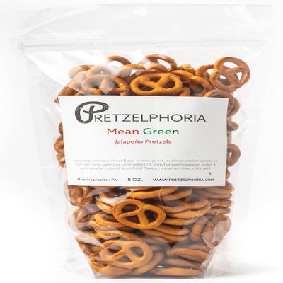 Pretzelphoria Mean Green pretzel, 8 oz.