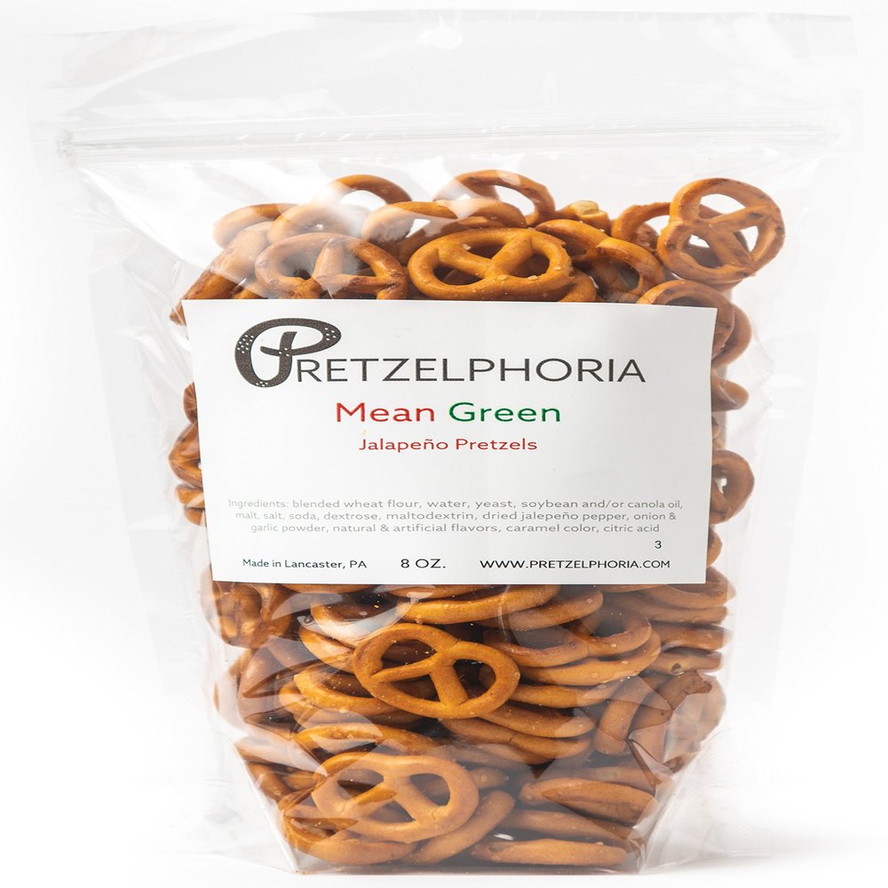 Pretzelphoria Mean Green pretzel, 8 oz.