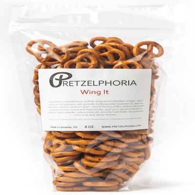 Pretzelphoria Wing It pretzel, 8 oz.