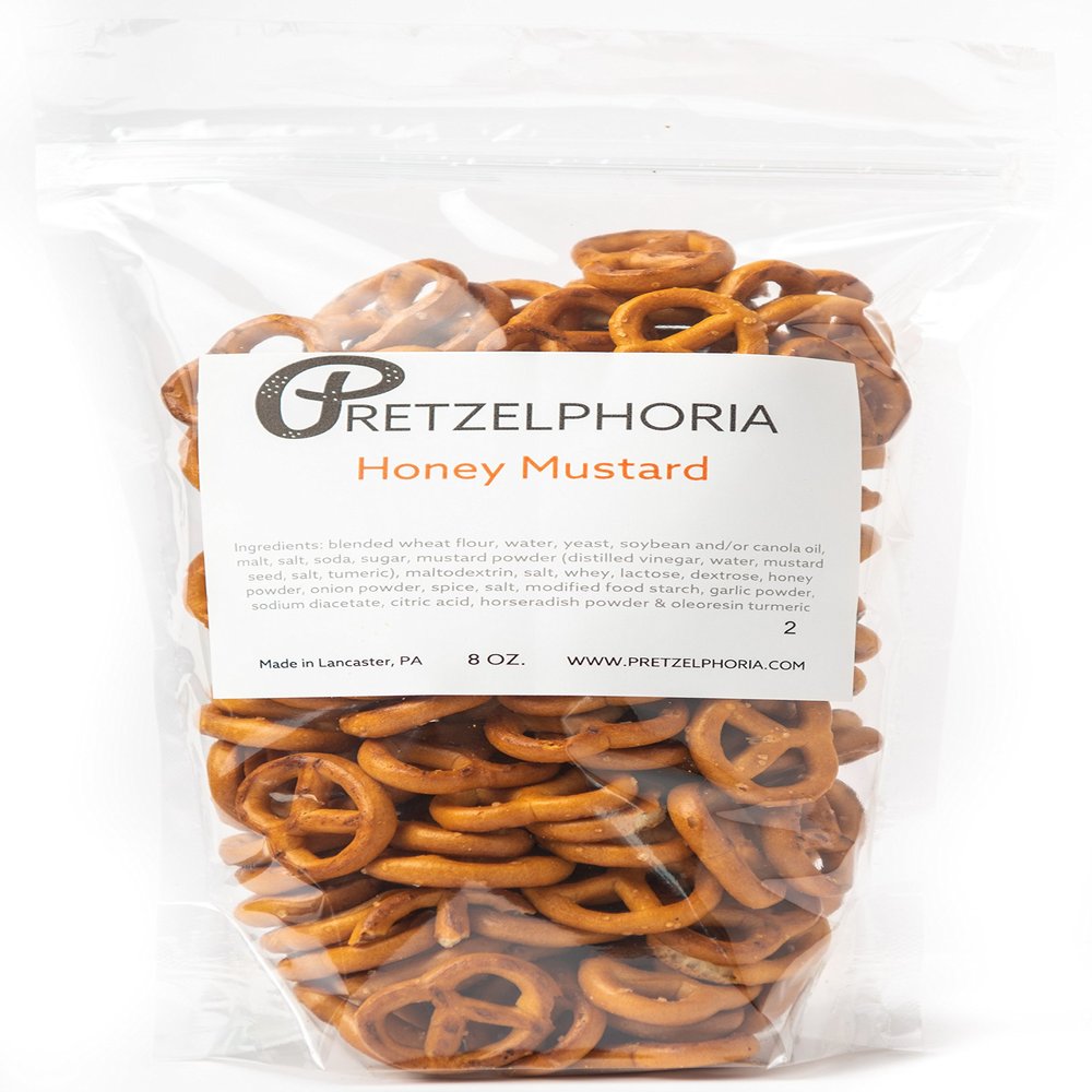 Pretzelphoria Honey Mustard pretzel, 8 oz.