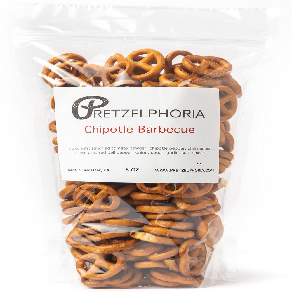 Pretzelphoria Chipotle Barbeque pretzel, 8 oz.