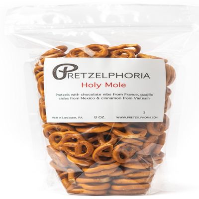 Pretzelphoria Holy Mole pretzel, 8 oz.