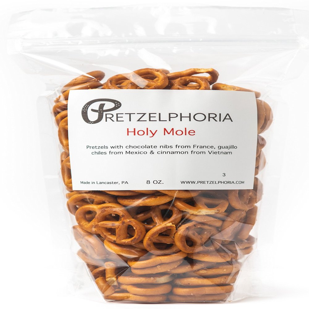 Pretzelphoria Holy Mole pretzel, 8 oz.