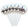 Cattle Drive Western Cowboy In the Loop Cupcake Picks Toppers Decoration Set of 6 view 1