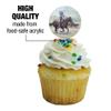 Cattle Drive Western Cowboy In the Loop Cupcake Picks Toppers Decoration Set of 6 view 3