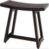 Patented 24" Asia Buru Mocha-Shield Teak Shower Bench - A. Bench view 4