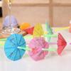 100PCS Disposable Bendable Drinking Straws Tropical Umbrella Parasol for Hawaiian Beach Cocktail Luau Party Decorations Supplies view 4