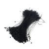 1000 Pcs Plastic Snap Lock Tag Rope Fasteners - Plastic Needle Pins Security Loop for Jewelry Clothing and Accessory Price Tag (Black, Length 7 Inch) view 1