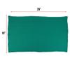 Arkwright Surgical Huck Towels - (Pack of 12) Lint Free & Highly Absorbent Pre-Treated Cotton Cleaning Cloths, Perfect for Medical, Auto Detailing, Window Glass, and Shop, 16 x 26 in, Hunter Green view 3