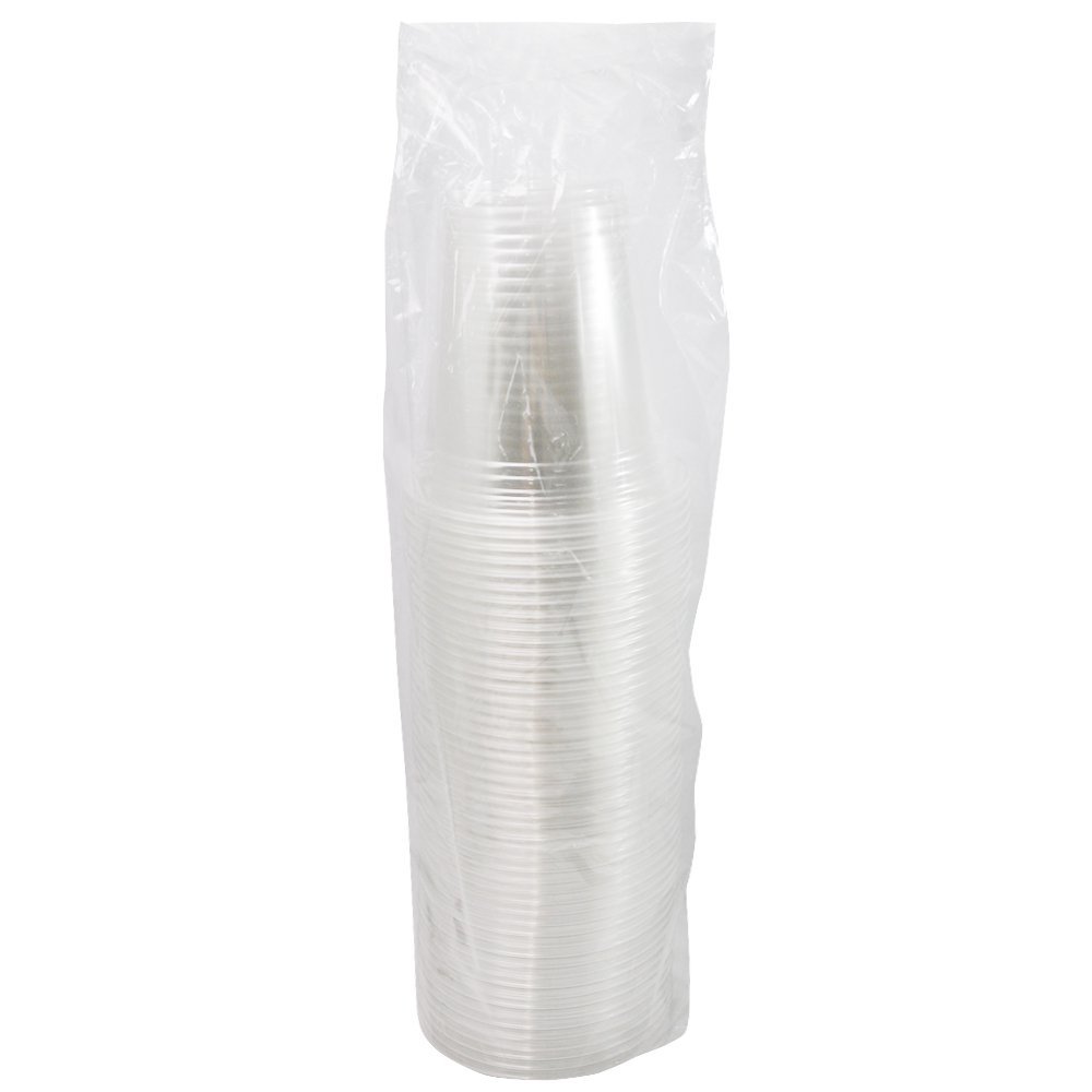 ArtNap TS-69 Pet Cup, 12.5 fl oz (370 ml), Pack of 50, 96 Recycled Clear Cups