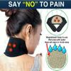 Neck Brace,Neck Support Brace Neck Pain Relief Strap Self Heated Natural Physical Therapy Healing Neck Wrap for Men Women Flexible Cervical Collar Neck Pain Relief Stiffness Travel Brace view 2