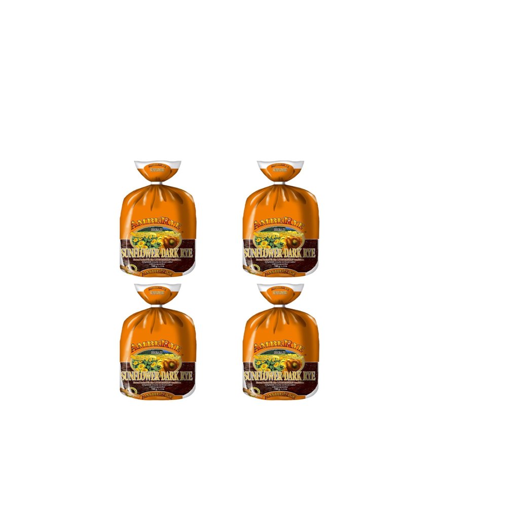 Lithuanian AmbeRye Sunflower Dark Rye Bread - All Natural Whole Grain Imported Rye Bread, 24.7 oz/700 g