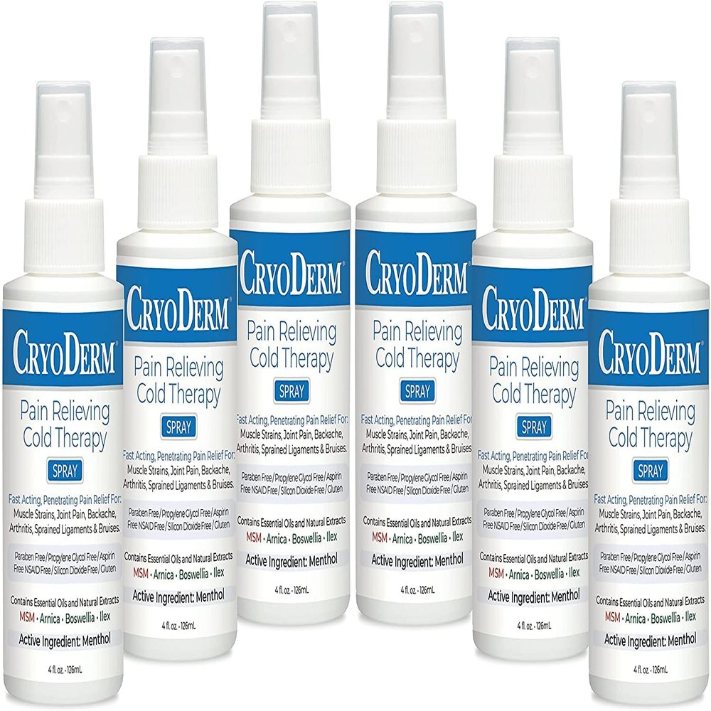 CryoDerm 4 oz Spray Cold Therapy (6 Pack)