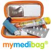 Mymedibag Double Epipen Carry Case - Hardcase Insulated Medication Bag - Bright Orange Epipen Holder, Highly Visible and Noticeable Medical Case for Emergencies view 4
