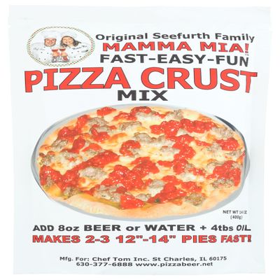 MAMMA MIA Pizza Beer Crust Mix, 14 OZ