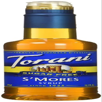 Torani Sugar Free Syrup, S'mores, 12.7 Ounce (Pack of 4)