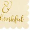 Blue Panda Cocktail Napkins Party Supplies Table Decorations, Eat Drink and Be Thankful (5 x 5 in), Pack of 50 view 4