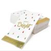 100 Pack Christmas Guest Napkins Merry & Bright  Holiday Party Paper Napkins with Gold Foil and Christmas Tree Design for Dinner, Cocktail, and Dessert Tables view 3