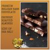 Chocolove Almonds & Sea Salt Dark Chocolate Bars | 55% Cocoa | Crunchy Almonds with a Salty Twist | Premium Dark Chocolate | Non-GMO & Gluten-Free, 3.2 oz Bar (12 Pack) view 3