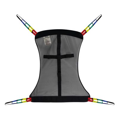 Full Body Patient Lift Sling, Mesh Without Commode Opening, Medium (Gray)