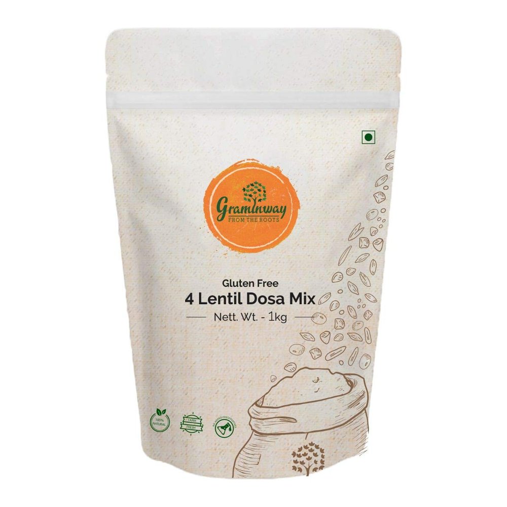 Graminway 4 Lentil Dosa Mix 1 kg ( Pack of 1 )