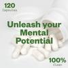 Purisure Caffeine Theanine Capsules, Caffeine Pills 100mg L Theanine for Pre Workout, Energy, and Clarity, Energy Pills for Fatigue, Nootropic Supplement, 120 Day Supply view 3